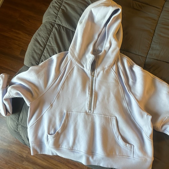 lululemon athletica Tops Pastel Blue Scuba Poshmark